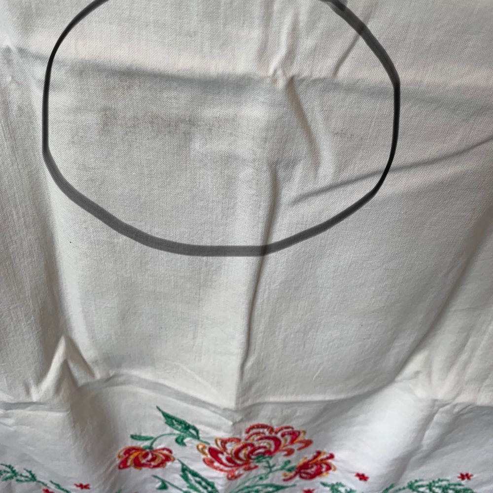 2 vintage floral embroidered pillowcases - Picture 4 of 12